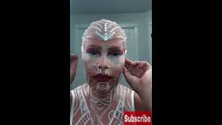 Makeup art tutorial makeup cosplay makeuptransformationmakeupart makeup tutorialhoneycolor [upl. by Aivatahs]