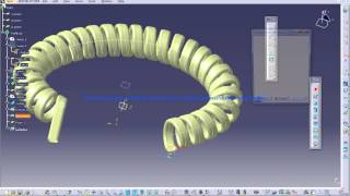 Catia V5 TutorialsP2 How to Create a Telephone WireProduct Design Engineering Beginnners [upl. by Scarrow]