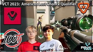 Sentinels vs 100T Epic Match  Americas Last Chance Qualifier [upl. by Meredith334]