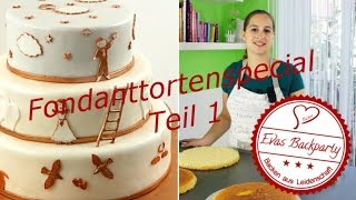 Fondanttortenspecial Teil 1  Wunderkuchen backen  Isoliermethode  Baue deine eigene Fondanttorte [upl. by Boatwright908]