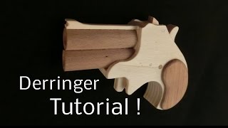 Tutorial Derringer rubber band gun [upl. by Elnukeda]