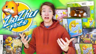 The Horrifying and TERRIBLE ZhuZhu Pets Games [upl. by Attelrahs]