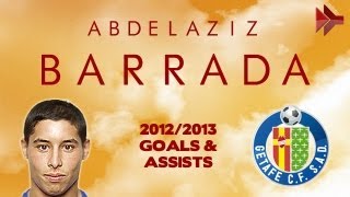 Abdelaziz BARRADA  Goals Skills Assists  Getafe  20122013  HD [upl. by Agemo]