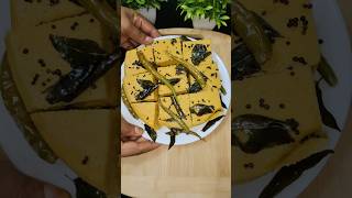 Make Delicious KHAMAN DHOKLA at Home Cooking shorts dhokla khamandhokla recipe [upl. by Hernardo496]