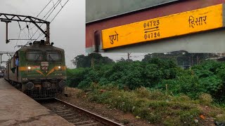 04724 l Hadapsar  Hisar diwali special train announcement with departure from kalyan jn [upl. by Alyal]