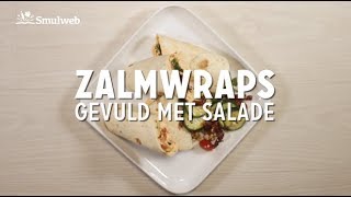 041 Zalmwraps gevuld met salade [upl. by Fatma676]