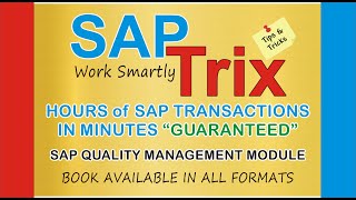 Learn SAP quality management QM super tips and tricks [upl. by Nader]