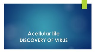 acellular life  discovery of viruses  tobacco mosaic virus  class 11 biology Sindh board [upl. by Fu]