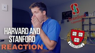 COLLEGE DECISION REACTIONS  Getting into HARVARD and STANFORD 5 MINUTES apart Emotional [upl. by Franck]