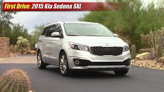 First Drive 2015 Kia Sedona SXL [upl. by Honna]