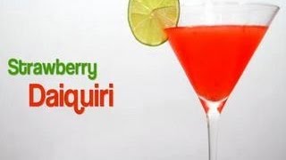 How to Make a Strawberry Daiquiri [upl. by Wymore]