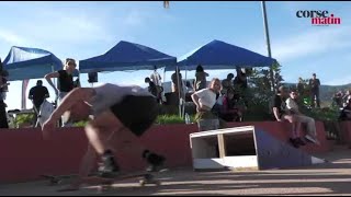 Championnat de Corse de skateboard à lArinella [upl. by Aerdnahs979]