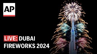 Dubai fireworks 2024 Watch the UAE ring in the New Year [upl. by Joiner]