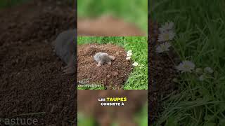 Comment éloigner les taupes naturellement de votre jardin  shorts potagerbio [upl. by Parthen]