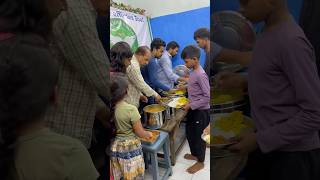 Serving Delicious meals at Orphanage ytshorts shorts trending orphanage fooddonation [upl. by Tinya690]