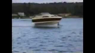 HYDROFOIL  Harry Larsens flying Bayliner Ray Vellinga video [upl. by Norehc]