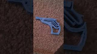 Watch This Insane 3D Printed Rubber Band Pistol in Action [upl. by Mij657]