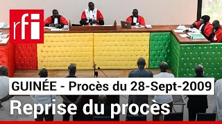 Guinée  le procès du massacre du 28 septembre 2009 a repris 9 jours après l’attaque de Kaloum [upl. by Jule427]