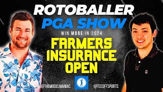 The RotoBaller PGA Show  2024 Farmers Insurance Open [upl. by Allehcim642]