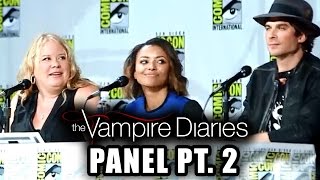 The Vampire Diaries Panel Part 2  ComicCon 2014 [upl. by Sulihpoeht260]