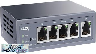 Cudy New Gigabit MultiWAN VPN Router Up to 4 Gigabit WAN Ports Review [upl. by Ahseital508]