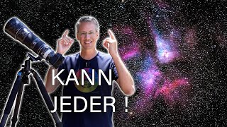 Deep Sky mit einfacher Kamera fotografieren für Anfänger [upl. by Kendy364]