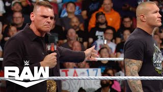 Randy Orton and Gunther Clash Again Before Title Match  WWE Raw Highlights 81924  WWE on USA [upl. by Aiym]