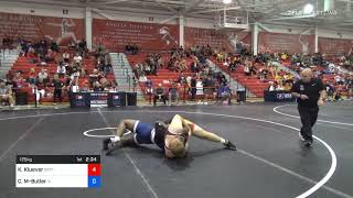 125 Kg Prelims  Keaton Kluever Gopher Wrestling Club  RTC Vs Cameron MayesButler Iowa 98b8 [upl. by Nytnerb]