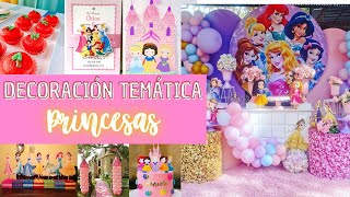 IDEASDECORACIÓNTEMÁTICA PRINCESAS [upl. by Drice538]