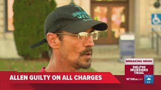 Delphi residents react to Richard Allens guilty verdict  Delphi murders trial [upl. by Faux]