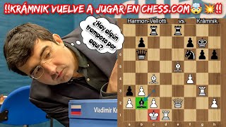 KRÁMNIK VUELVE A JUGAR EN CHESSCOM🤯💥  HarmonVellotti vs Krámnik  Titled Cup late [upl. by Blondelle]