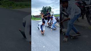 Unseen Skating Training Techniques 🤩🧐 inlineskating skater publicreaction skatingreaction [upl. by Anaujahs]