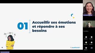 Webinaire Charge émotionnelle  Comment améliorer gestion des émotions ou intelligence émotionnelle [upl. by Lederer]