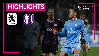 TSV 1860 München  VfL Osnabrück  Highlights 3 Liga  MAGENTA SPORT [upl. by Zantos]