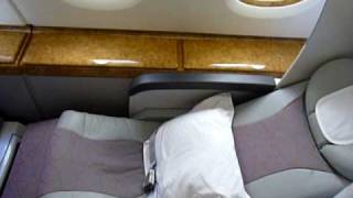 Emirates A380 Business Class SeatBed [upl. by Grose912]