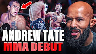 TATE Did MMA 🤯 Andrew Tate MMA DEBUT  MIGHTY MOUSE BREAKDOWN [upl. by Garibald]