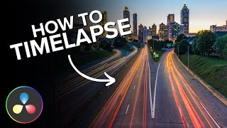 How to Timelapse in DaVinci Resolve 18 [upl. by Ellimaj]