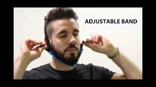 How to trim a beard neckline perfectly in 1 min  Aberlite FlexShaper Beard Neckline Guide 22 [upl. by Lazaruk]