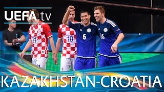 Futsal EURO Highlights Watch fourgoal Kazakhstan go through [upl. by Eniahpets505]