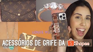 COMPREI ACESSÓRIOS DE GRIFE NA SHOPEE  LOUIS VIUTTON TIFFANY amp Co e PANDORA  qualidade top [upl. by Kaitlyn]