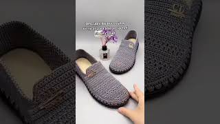 Como Tejer Zapatos Elegantes a Crochet Para Adultos [upl. by Asihtal627]