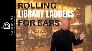 How To Design A Rolling Library Ladder For A Commercial Bar [upl. by Yesmar]