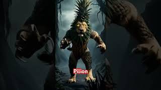 Pineapple  Lion Pilion animals ai aifusion animalfusion hybridanimals [upl. by Yecnahc]