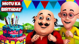 motupatlu Cartoon  Motu Ka Birthday  EP 70  Kids Only [upl. by Kcirddor]