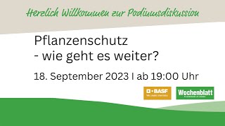 Pflanzenschutz  wie geht es weiter Stand und Ausblick der Pflanzenschutzpläne der EUKommission [upl. by Nidak]