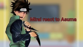 •Mirai react to Asuma Sarutobi• TikTok BorutoNaruto Bad eng× cringe [upl. by Eidahs]