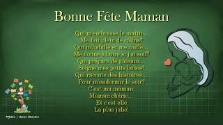 Poésie  Bonne Fête Maman [upl. by Annawahs]