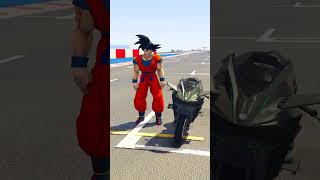 GTA V  NINJA H2R VS ONE WHEEL BIKE IN GTA 5  gta gta5thar shorts viral gta gta5 [upl. by Sadiras991]