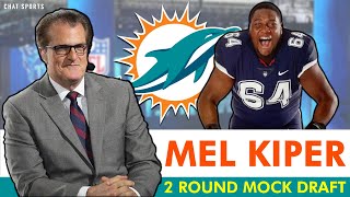 Mel Kiper Mock Draft Miami Dolphins Draft Picks In ESPN’s NEW 2Round 2024 NFL Mock Draft [upl. by Plath]