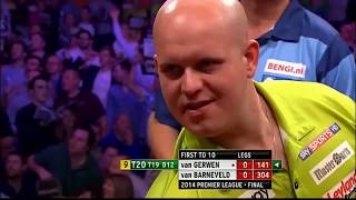 PDC REWIND  Van Barneveld v Van Gerwen  2014 Premier League Final [upl. by Haisej]